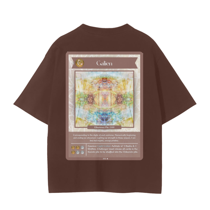 Galien Bastia Wisdom Regular Fit Drop Shoulder Seamless Unisex T-Shirt