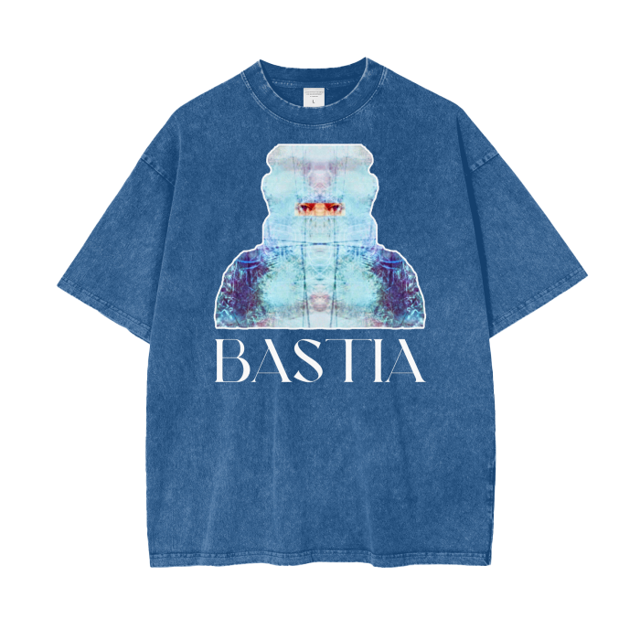 Dorminetico Bastia Wisdom Acid Wash Oversize Unisex T-Shirt