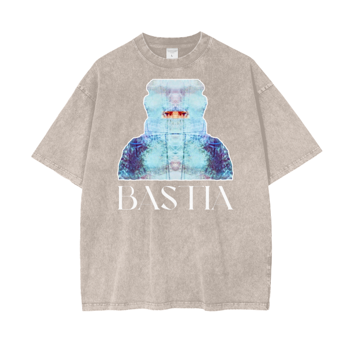 Dorminetico Bastia Wisdom Acid Wash Oversize Unisex T-Shirt